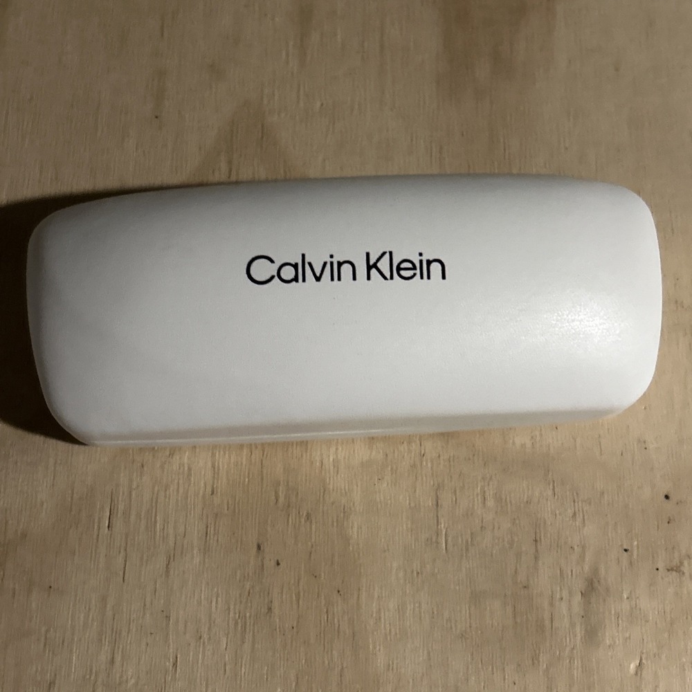 Calvin Klein Woman's Glasses 53-18–140 Brown Gold NEW Msrp 197 With Case NWT - Picture 9 of 9